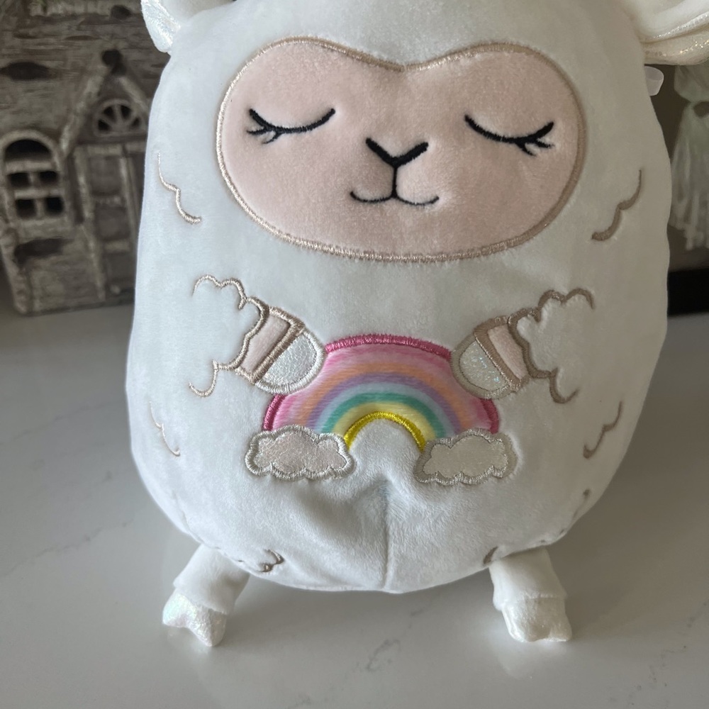 Rare squishmallow blossom the lamb 8-10 inch  Justice exclusive. Kelly toys